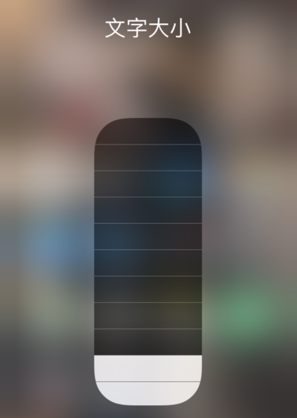 吉州苹果手机维修分享小技巧：在 iPhone 控制中心快速调节字体大小 