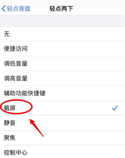 吉州苹果手机维修分享iPhone12如何启用双击截屏 